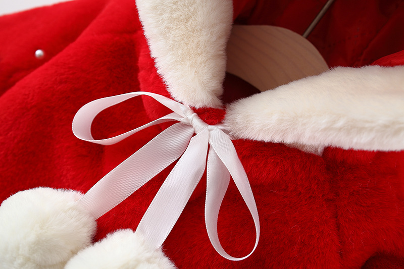 Palton rosu ciucurei (3)