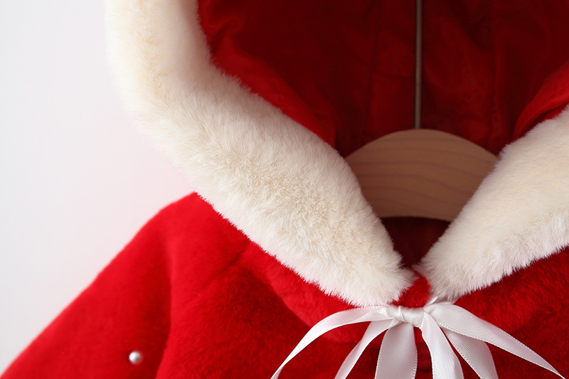 Palton rosu ciucurei (5)