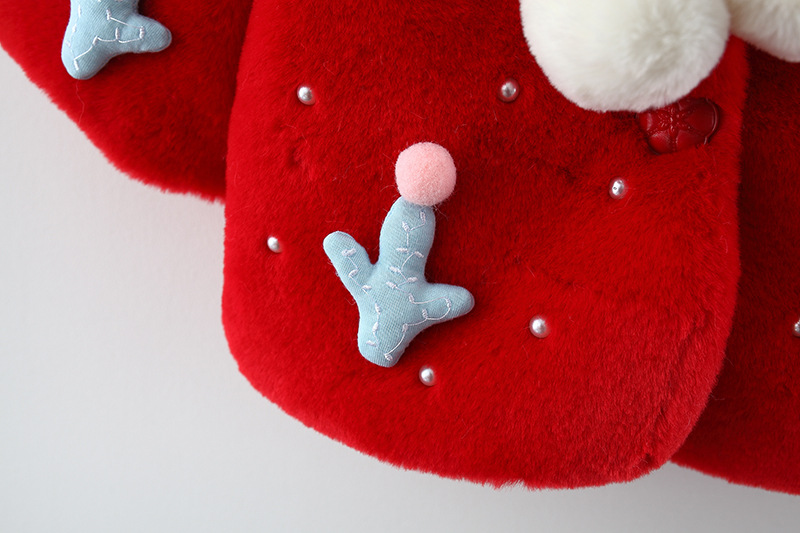 Palton rosu ciucurei (9)