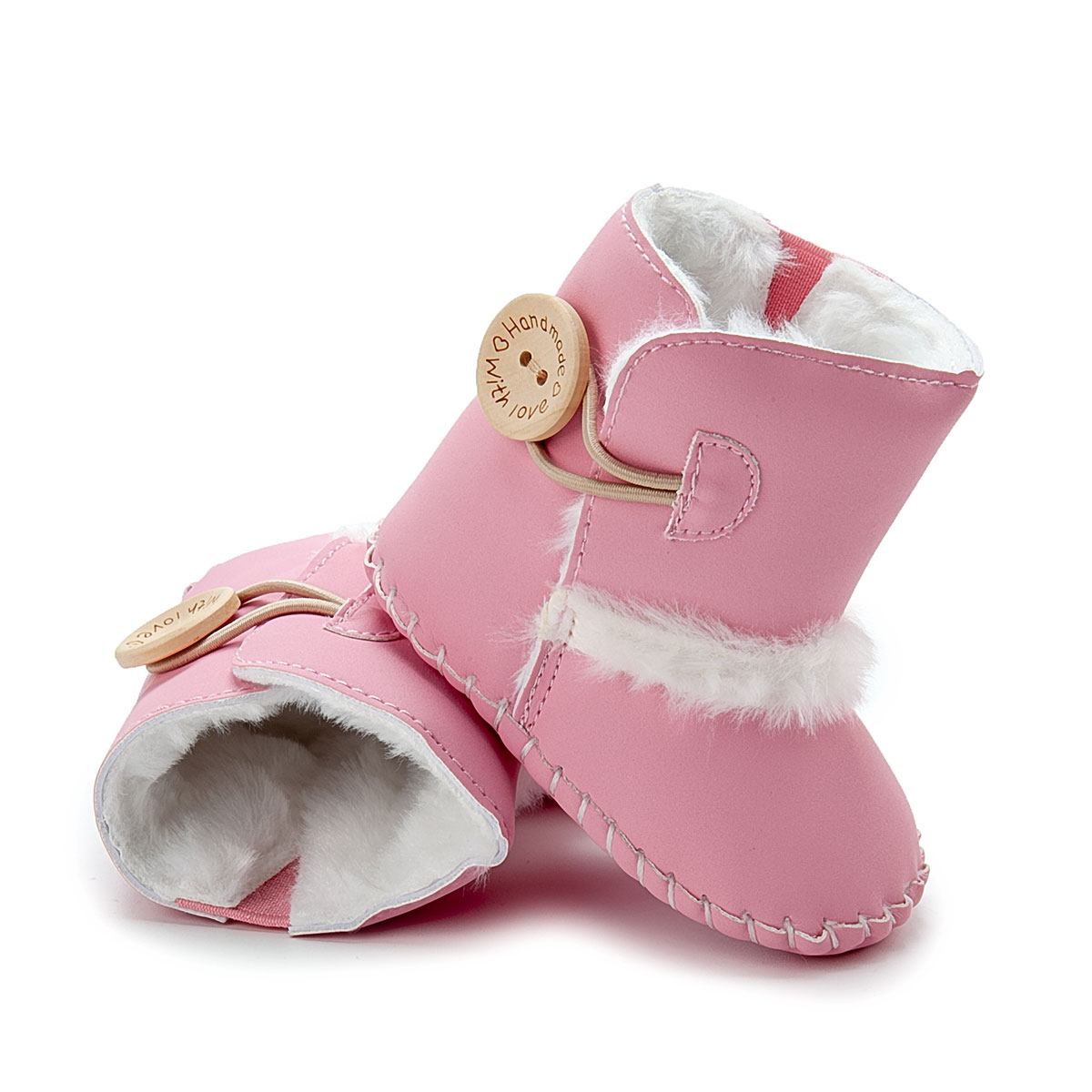 Cizmulite roz imblanite bebelusi fata