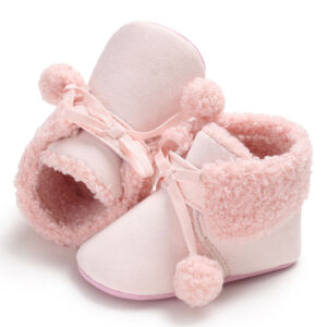 Papucei fetite imblaniti roz profil