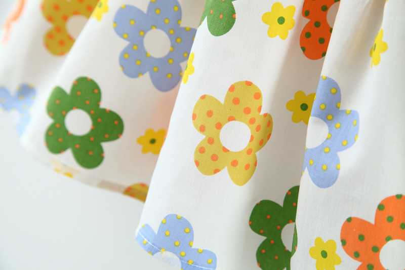 Rochita alba floricele colorate (2)