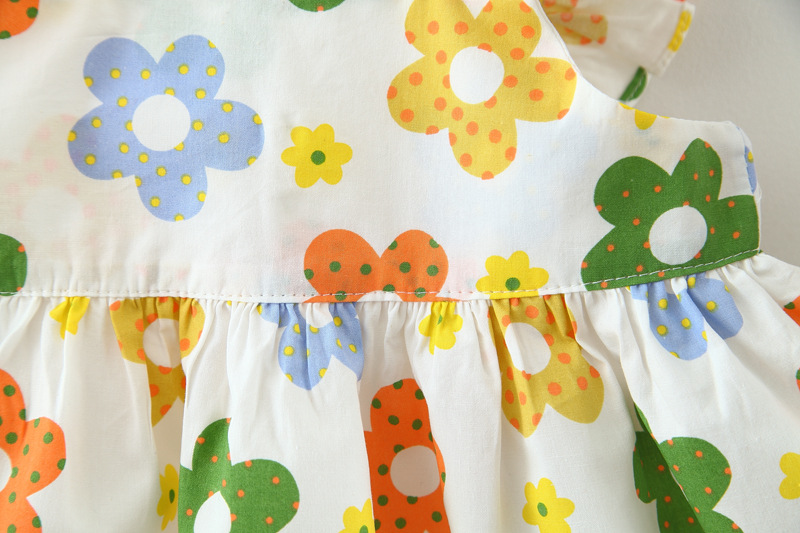 Rochita alba floricele colorate (4)