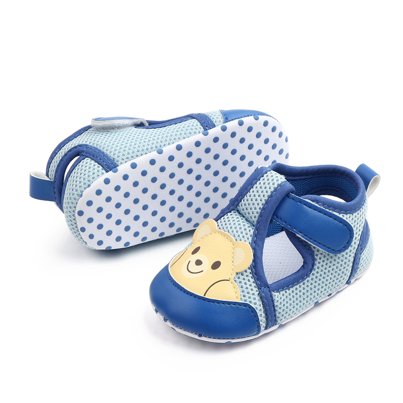 Sandale albastre bebe model ursulet (1)