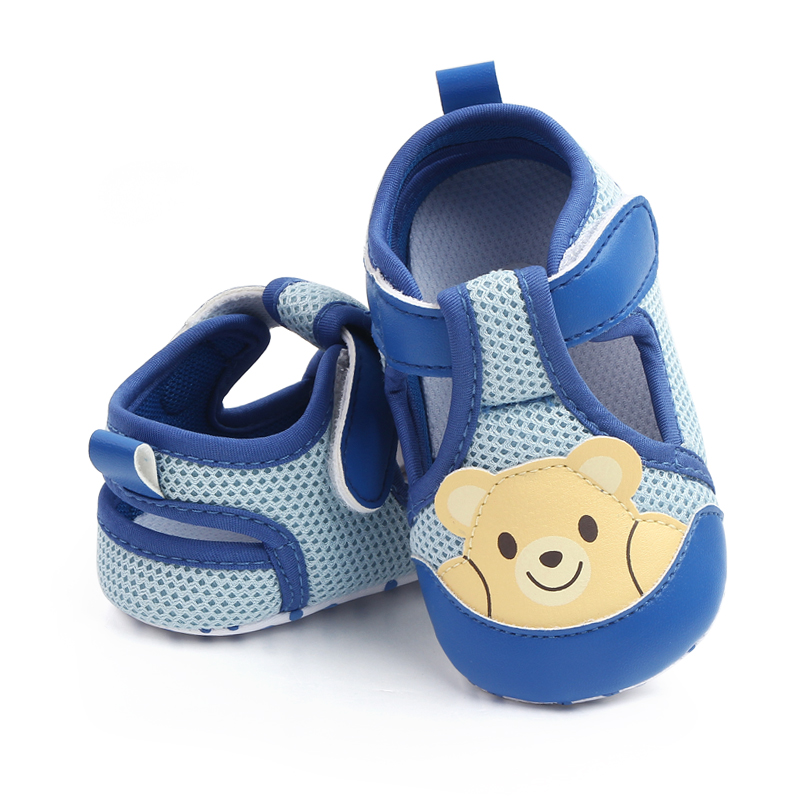 Sandale albastre bebe model ursulet (3)