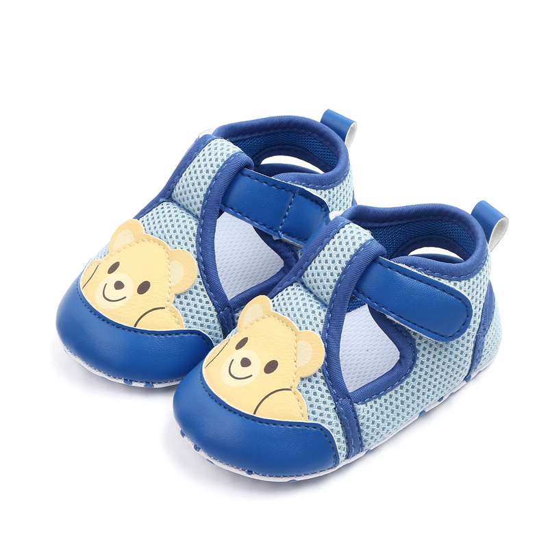 Sandale albastre bebe model ursulet (5)