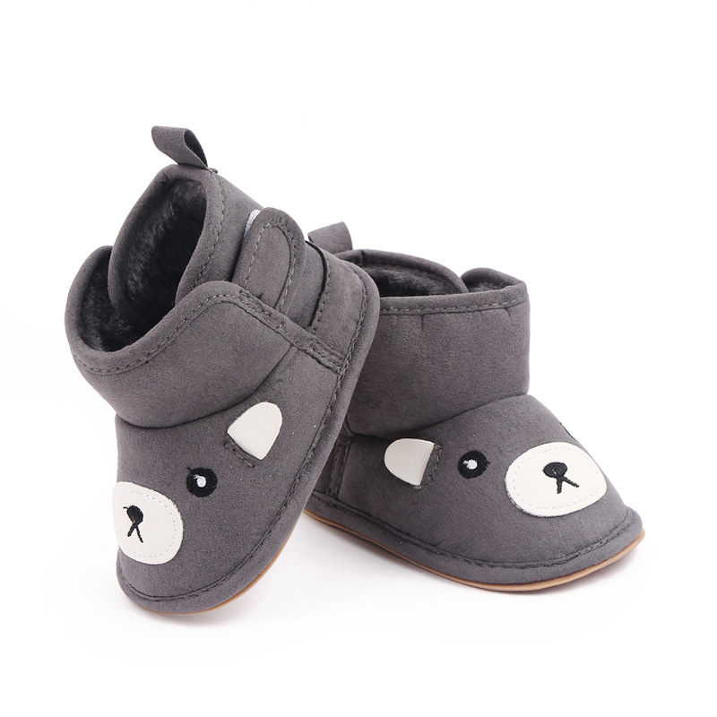 Papucei ursulet gri profil